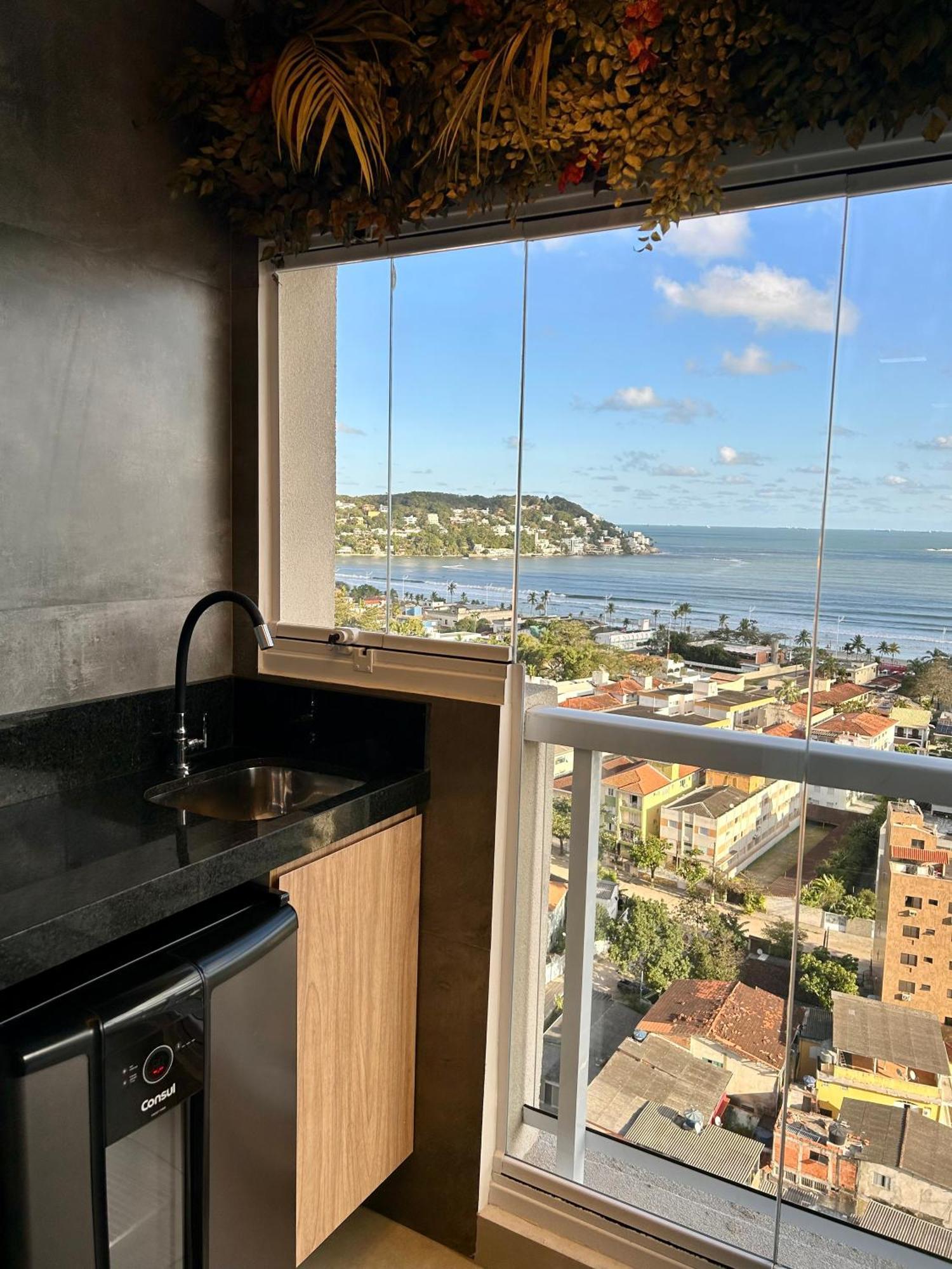 Apt Enseada Vista Mar Guarujá Exterior foto